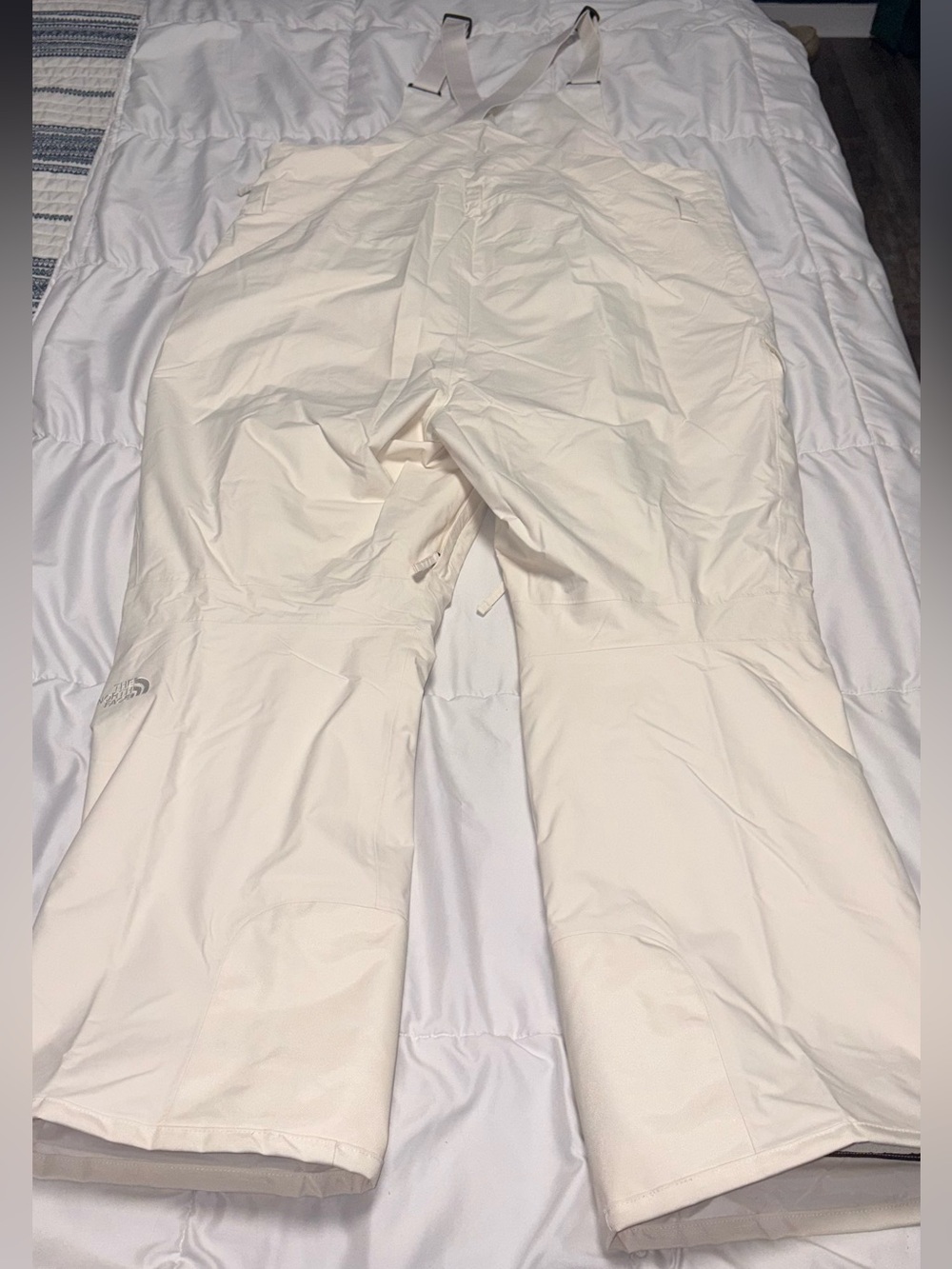 new! THE NORTH FACE Women's Freedom Insulated Bib 3X White Dune ski snow - Picture 5 of 7
